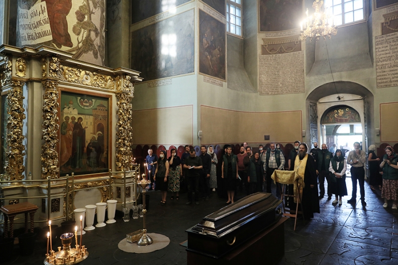 Прощание с Петром Мамоновым в Москве. Фоторепортаж