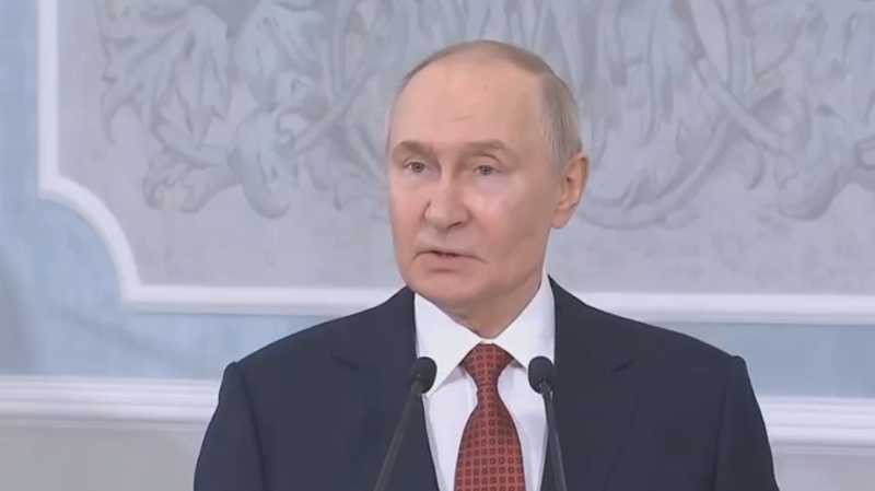 Путин назвал агрессивным Запад, а не Россию