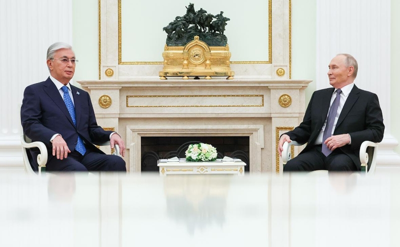 Путин принял приглашение Токаева приехать с визитом в Казахстан