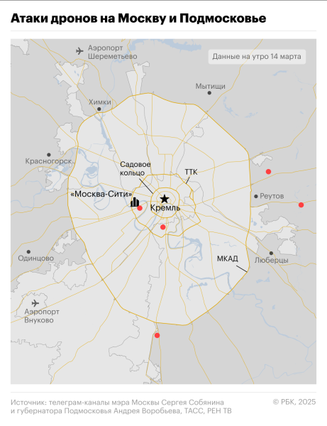 «РИА Новости» сообщило о последствиях атаки дрона в Одинцово