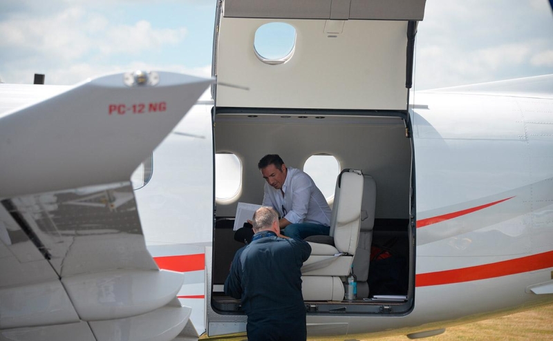 Росавиация заявила об опасном сближении Ил-76 Минобороны и PC-12 в