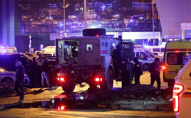 Росгвардия сообщила о поиске преступников на месте теракта в «Крокусе»