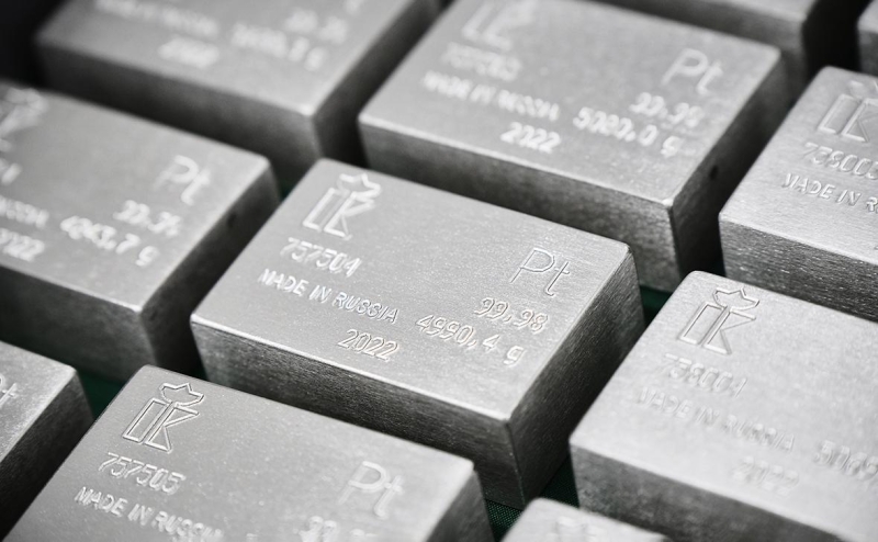 Россия увеличила поставки платины в Китай почти в 300 раз