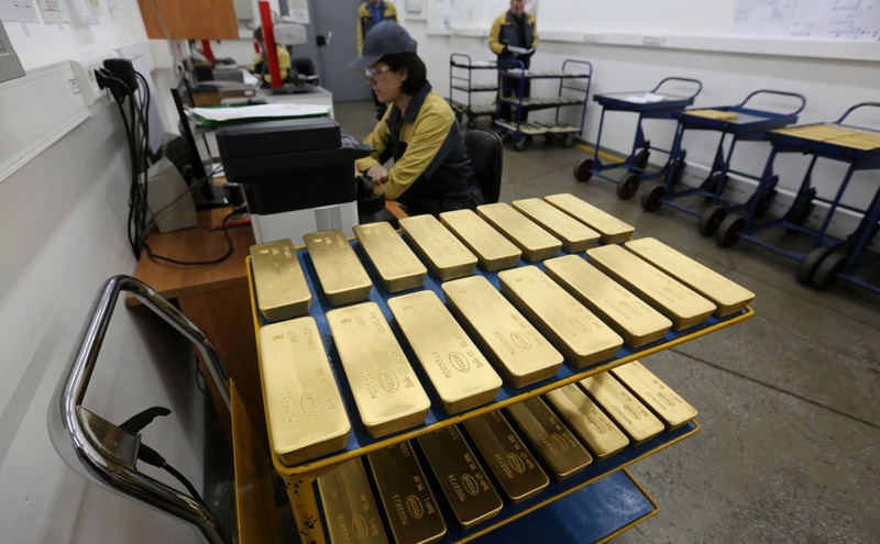 Российские банки за два месяца сократили запасы золота на 20%