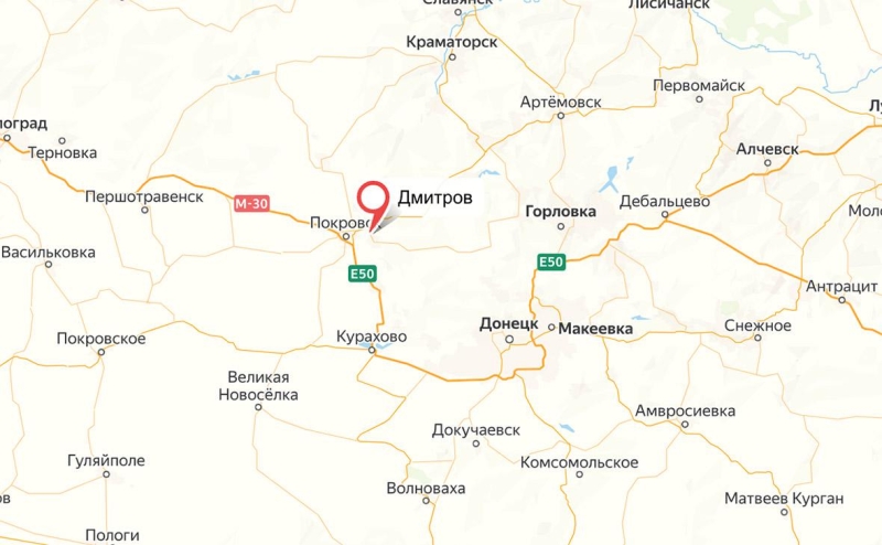 Российские военные заняли Александро-Калиново в ДНР