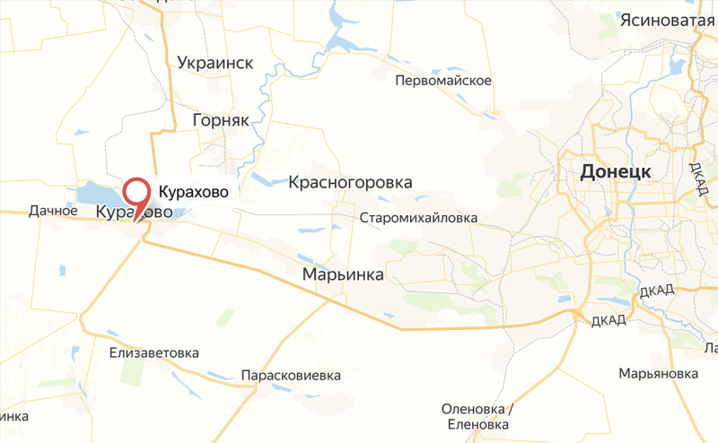 Российские военные заняли село Украинка в ДНР