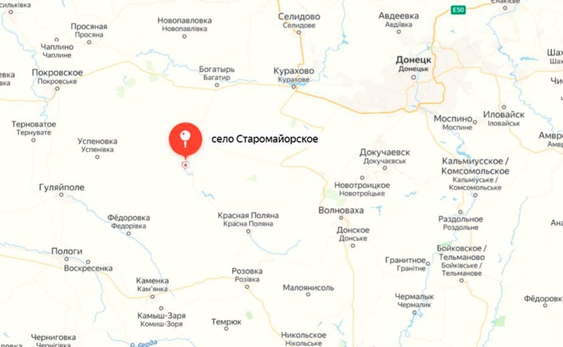 Российские войска взяли село Загорное в Запорожской области