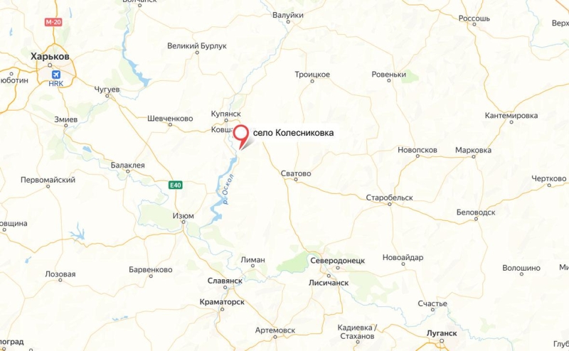 Российские войска заняли село Колесниковка в Харьковской области