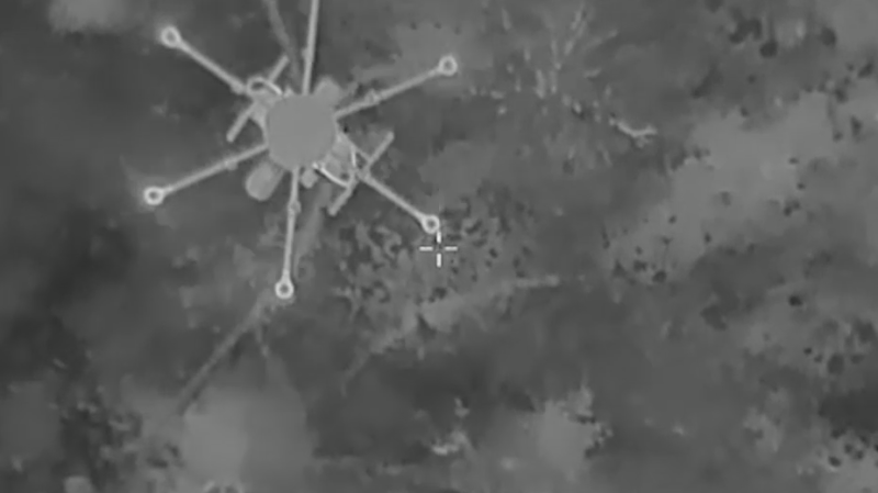 Российский дрон обезвредил украинскую «Бабу-ягу» в Курской области