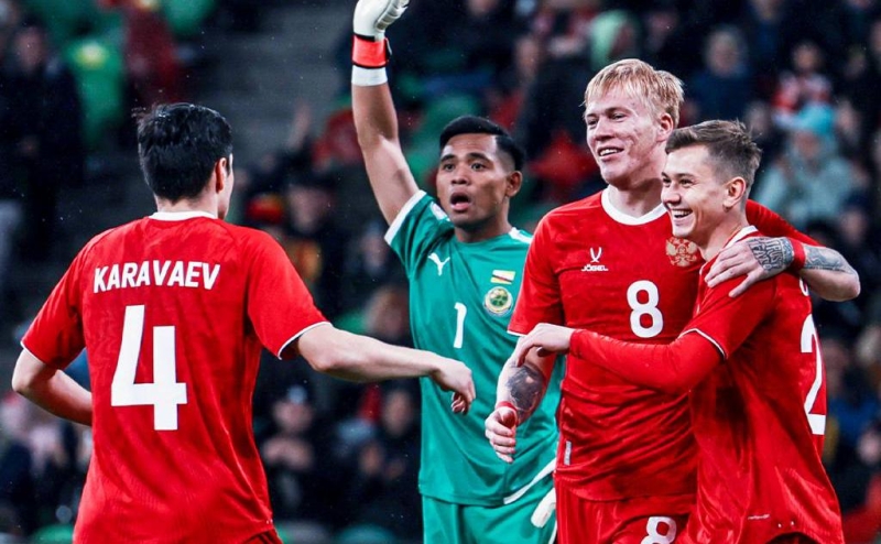 Сборная России по футболу одержала крупнейшую победу в своей истории