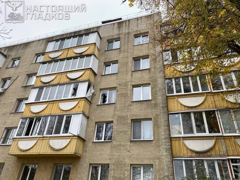 Слюсарь показал последствия атаки БПЛА в Ростовской области