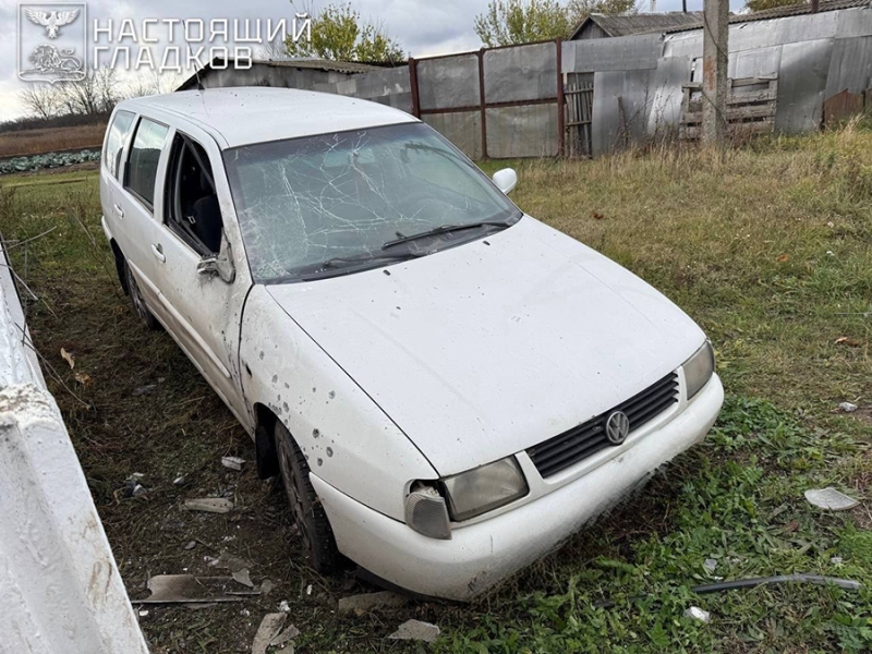 Слюсарь показал последствия атаки БПЛА в Ростовской области
