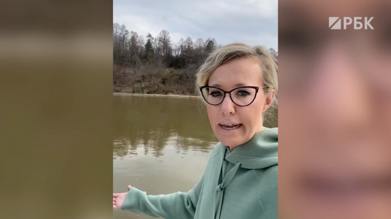 Собчак ответила на статью о гражданстве Израиля видео из Подмосковья