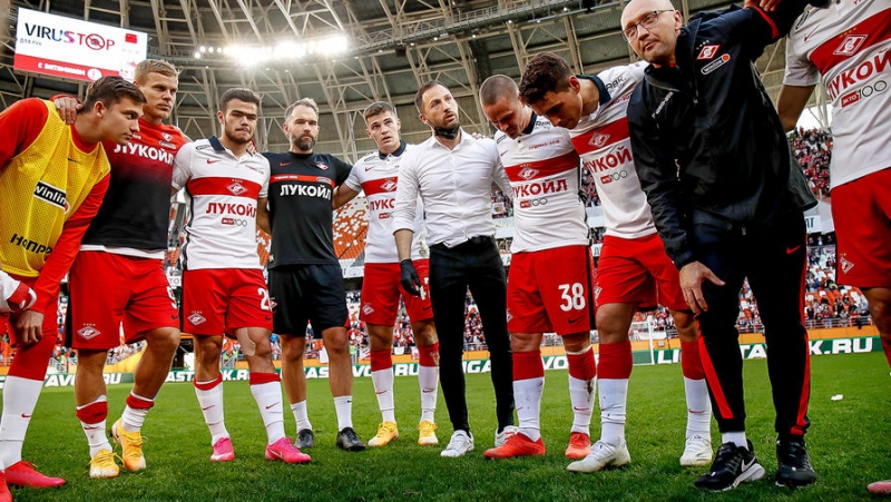 «Спартак» провел тренировку при -14°С