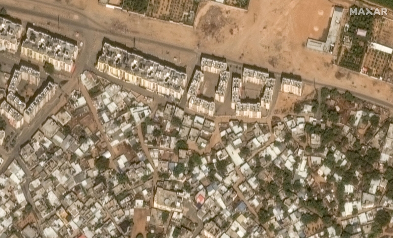 Спутниковые снимки сектора Газа до и после авиаударов Израиля