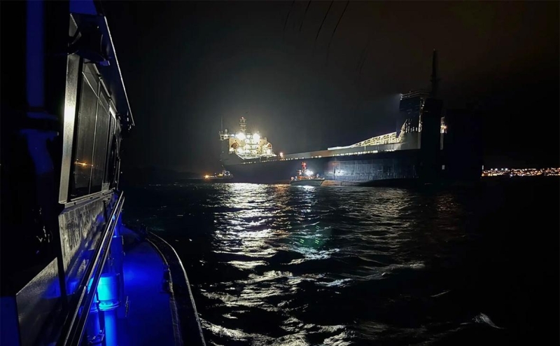 Судно с ракетами ПВО NASAMS для Польши село на мель в Норвегии