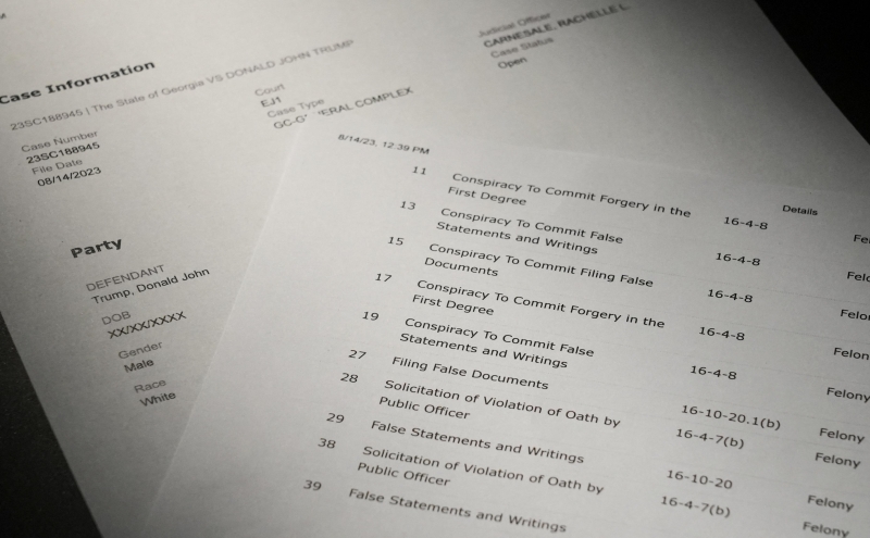 Трампу предъявили обвинение в попытке отменить результаты выборов