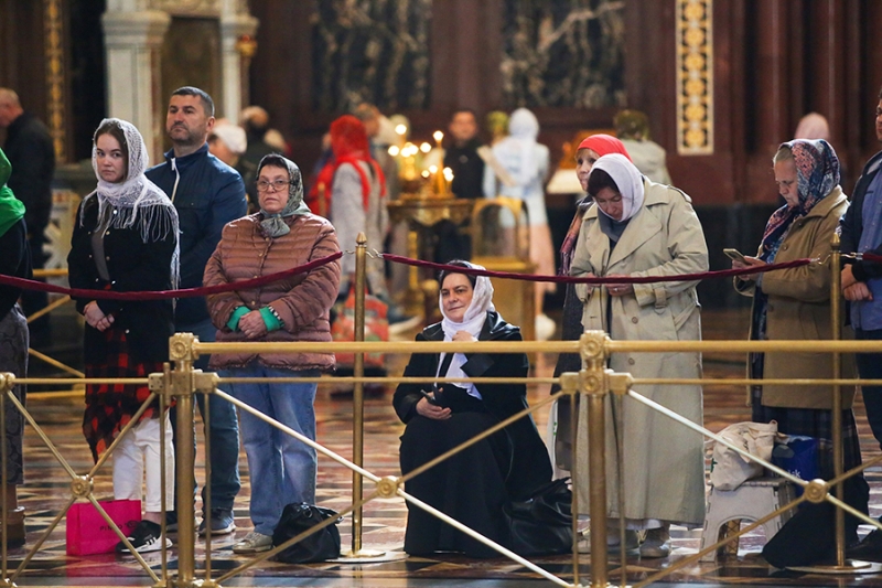 «Троица» в храме Христа Спасителя. Фоторепортаж