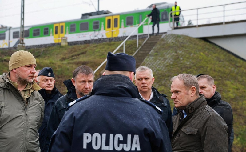 Туск назвал подозреваемых в диверсии на железной дороге в Польше