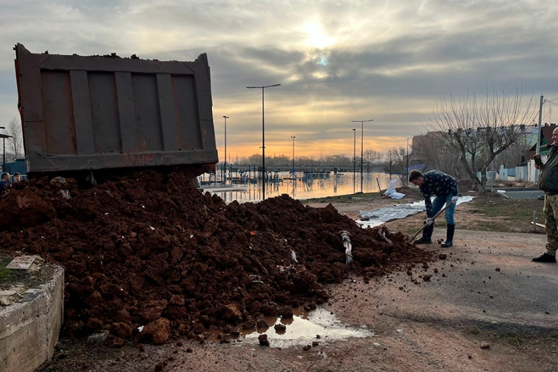 Уровень воды у Оренбурга поставил новый рекорд