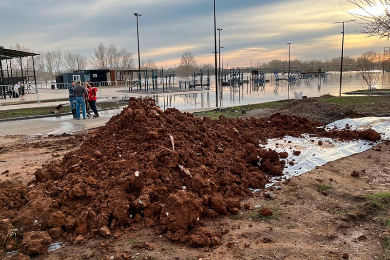 Уровень воды у Оренбурга поставил новый рекорд