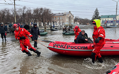 Уровень воды у Оренбурга поставил новый рекорд