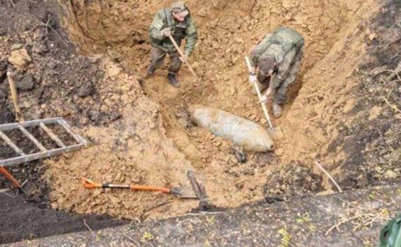В Белгороде нашли авиационный боеприпас ФАБ-500