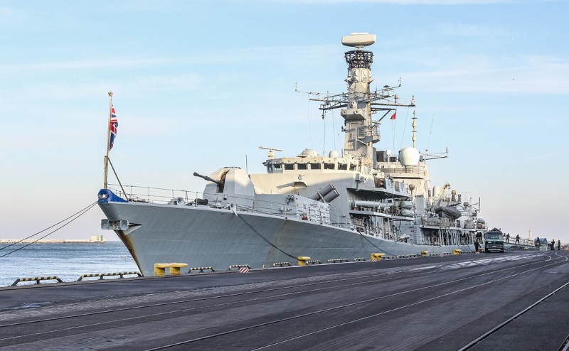 В Британии неизвестные намеренно повредили строящийся военный фрегат