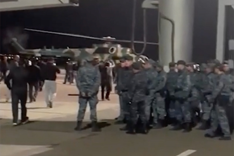 В Дагестане задержали 60 человек после беспорядков в аэропорту