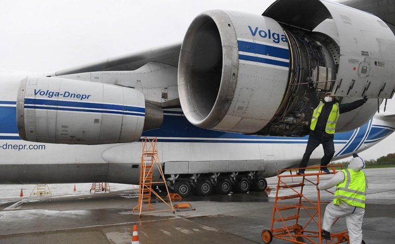 В Госавиаслужбе Украины объяснили пролет Ан-124 над Киевом в Германию