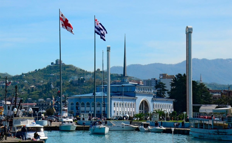 В Грузии начались протесты из-за прибытия лайнера с туристами из Сочи