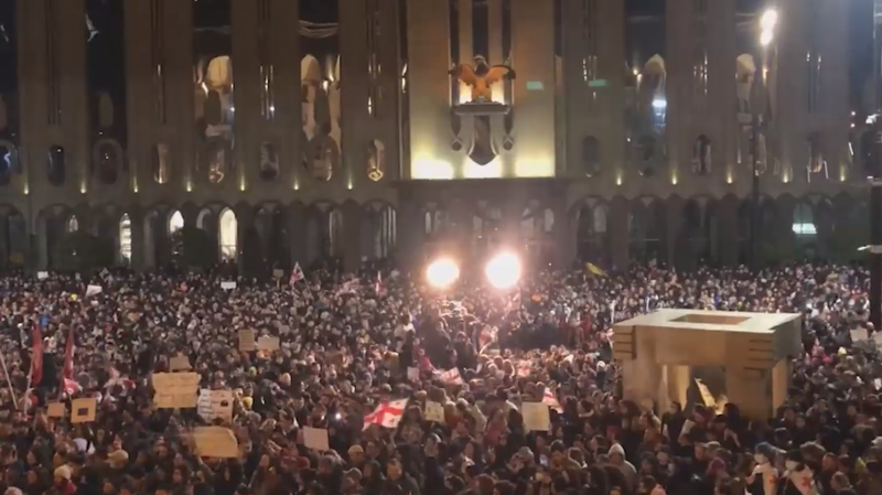 В Грузии освободили всех задержанных на протестах по административке