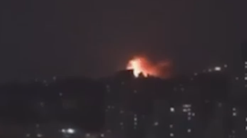 В Хайфе упала иранская ракета