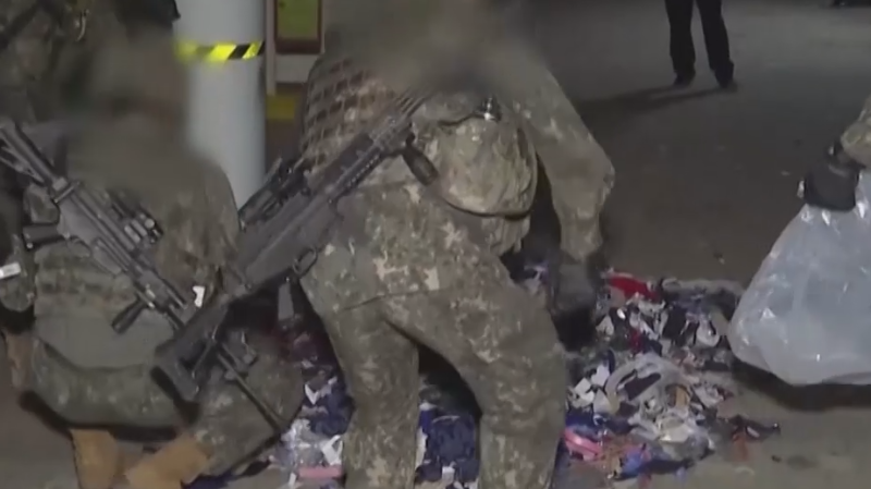 В Южной Корее показали, какой мусор присылает КНДР с воздушными шарами