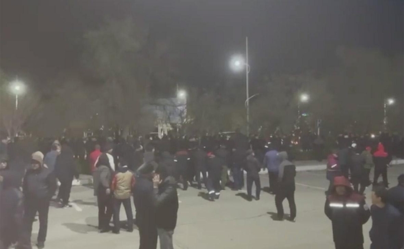 В Казахстане прошла акция протеста после задержания нефтяников в