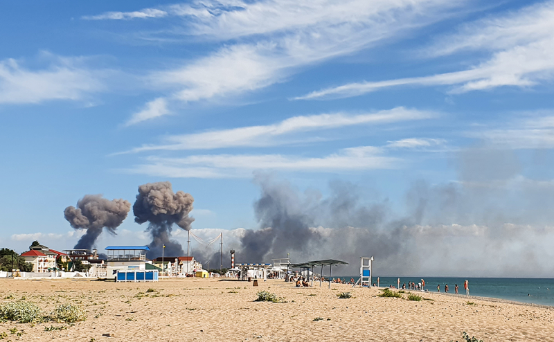 В Керчи сработали системы ПВО