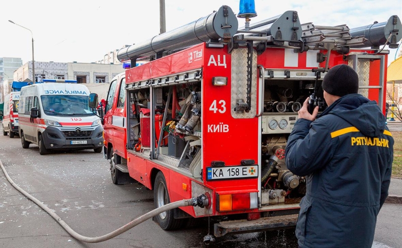 В Киеве взорвался автомобиль