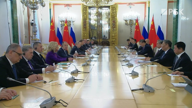 В Кремле началась встреча Путина и Си Цзиньпина