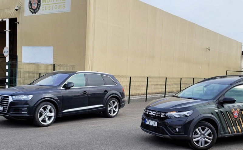 В Литве впервые задержали машину с российскими номерами