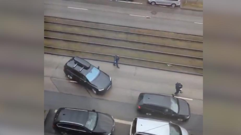 В Мюнхене автомобиль въехал в толпу протестующих