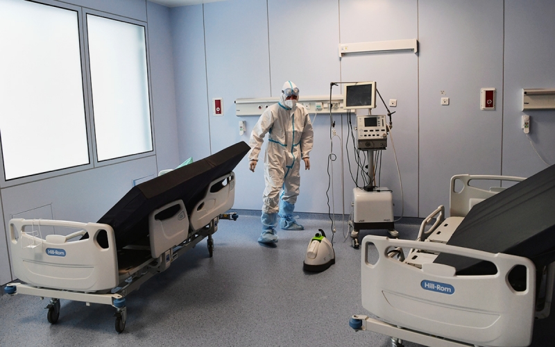 В Москве допустили увеличение коечного фонда для больных COVID на 7 ты