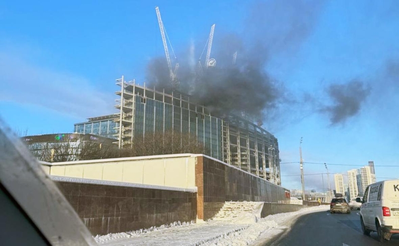 В Москве начался пожар в «Сбербанк-Сити»