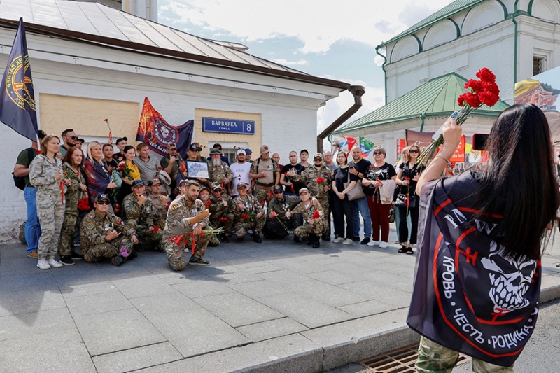 В Москве прошла акция памяти после гибели в Мали бойцов ЧВК &laquo;Вагнер&raquo;