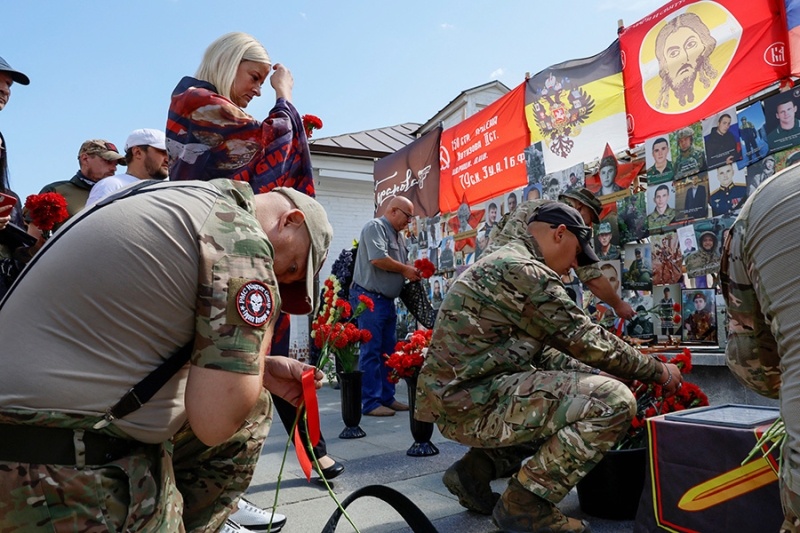 В Москве прошла акция памяти после гибели в Мали бойцов ЧВК &laquo;Вагнер&raquo;