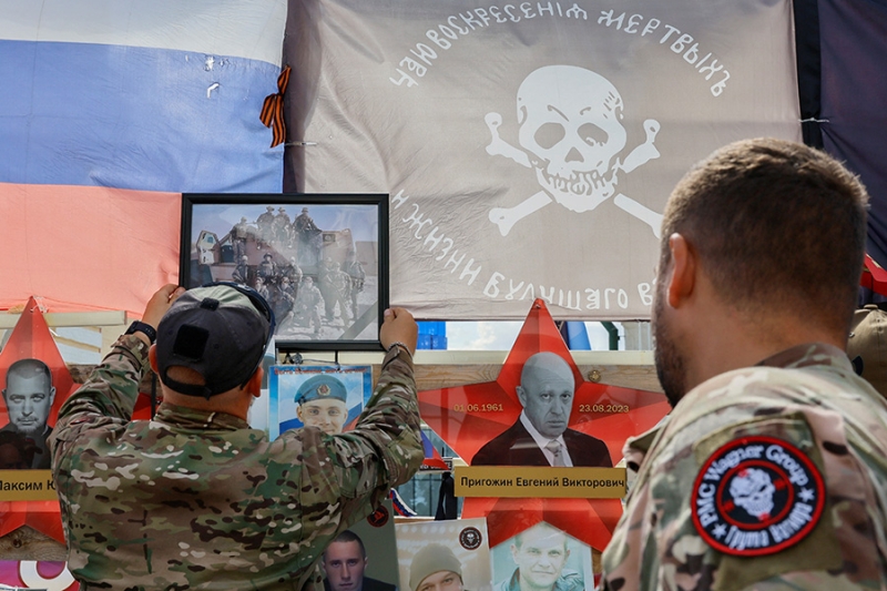 В Москве прошла акция памяти после гибели в Мали бойцов ЧВК &laquo;Вагнер&raquo;