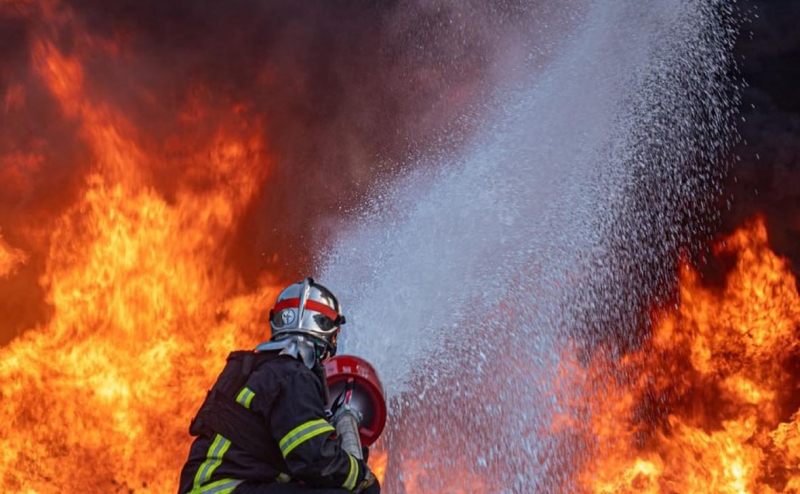 В порту Черноморска под Одессой произошел пожар