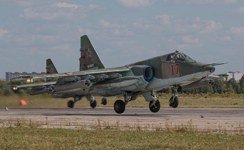 В Приморье разбился штурмовик Су-25