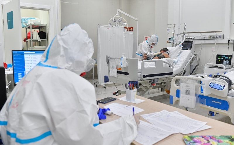 В России выявили почти 170 тыс. случаев COVID при 17 тыс. госпитализаций