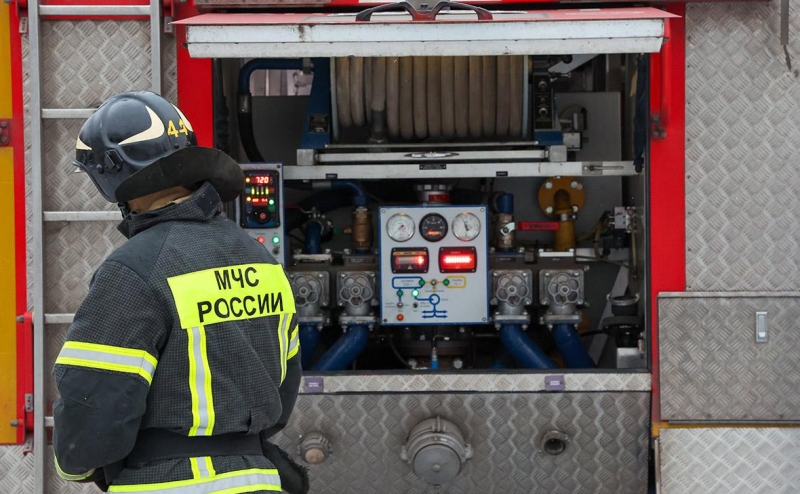 В Симферополе загорелись горюче-смазочные материалы после атаки БПЛА