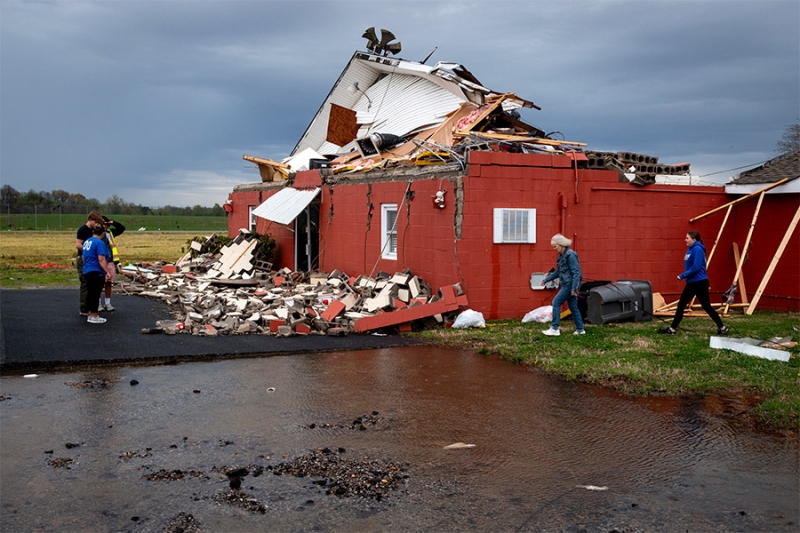 В США жертвами наводнений стали 20 человек. Фоторепортаж